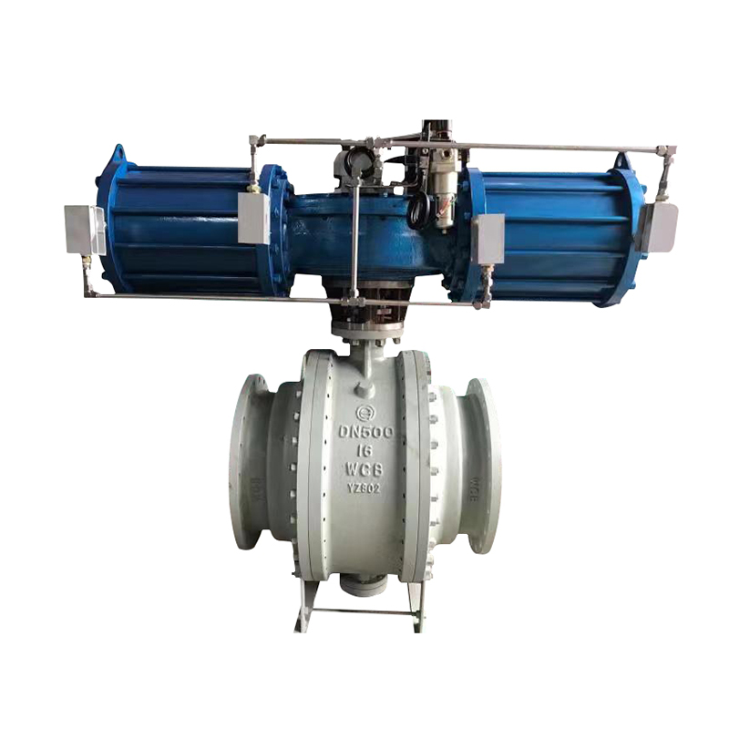 Pneumatic Carbon Steel Trunnion Ball Valve