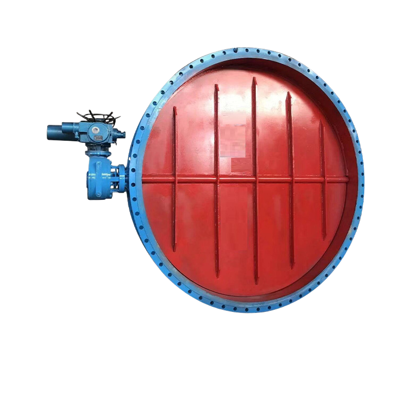 Large Diameter Flanged Ventilation Butterfly Valve